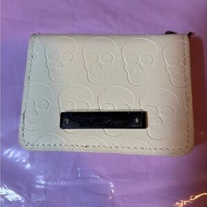 Betsey Johnson Skull Embossed Wallet
